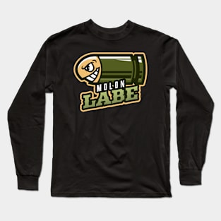 Smiling Bullet | Molon Labe Long Sleeve T-Shirt